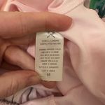 Everly  Floral Print Dress Smocked Neck Sleeveless Pink Green‎ Medium Photo 3