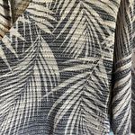 Catherines  Open Front Hooded Cardigan Womens Size 2X Intricate Knit Navy & White Photo 2