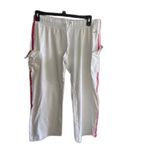 Nike cotton crop sporty cargo pants white and pink Photo 1