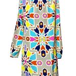 Mara Hoffman  kaleidoscope print shift dress sz S Photo 2