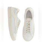 BY FAR Rodina Grained Low Sneakers Cream White Womens Size EU 40 / US 10 Photo 2