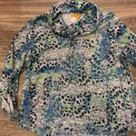 Ruby Rd . Ocean Color Cowl Neck Top Size Large Photo 0