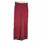 Carolina Herrera  Classic Silk Wide Leg Pants Red Photo 2