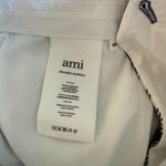 Ami Paris Gingham Check Cropped Wool Trouser Pants Blue Size 8 Photo 6