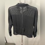 Nike  Athletic Sportswear Women's Black Mesh Loose Fit Jacket‎ Size - Medium Photo 7