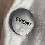 EVIDNT Los Angeles Size 26 Essen Relaxed White Raw Hem Straight Leg Denim Jeans Photo 13