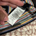 A'Gaci  Black Striped Crop Top Size Large Photo 5