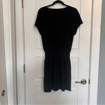 White House | Black Market Matte Jersey Smock Waist Dress, Black, Size XS Photo 5