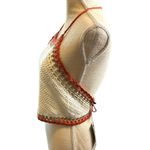 Lulus  Crochet Summer Day Crop Halter Top Photo 2