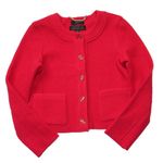 J.Crew NWT Lady Jacket in Holiday Red Italian Boiled Wool Blazer 0 Photo 2