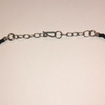 Vintage Boho Seed Bead Beaded Necklace Black Photo 3
