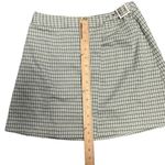 J. Galt John Galt Green Plaid Wrap Mini Skirt Size Small Photo 6