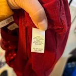 Cato Red Sequin Cut Out Sweatshirt Photo 3