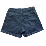 Mango  Women's Black Acid Wash High Rise Mom Fit Shorts size 10, Great Condition Photo 5