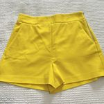 ZARA yellow high rise short Photo 0