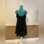 Oscar de la Renta Vintage Pink Label Black Chiffon Floral Beaded Nightgown Photo 1