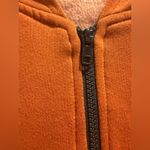 Source Unknown Orange Zip Up Hoodie Cardigan 100% Cotton Size Small Photo 6