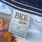 BKE Buckle Payton Capri Jeans Dark Wash Flap Pocket Size 27 ABK429 Photo 4