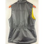 CAbi Reversible Quilted Womens Vest M Yellow & Gray Athletic Photo 5