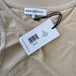 We Wore What  Beige Ribbed Crewneck Tank - Small - NWT Photo 3