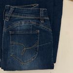 Ymi High Rise Boot Cut Raw Hem Jeans Size 26 Photo 13