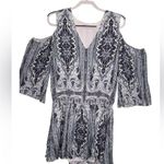 Alice + Olivia Jolene Cold Shoulder Dress Palace Paisley Print Size 10 Photo 2