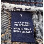 Amethyst Stretch Denim Capri Jeans Blue Surged Hem Women's Size 7 Photo 8