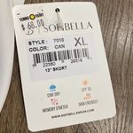 Sofibella‎ 13” Canvas Mid Rise Ruffle Floral Print Tennis Skirt Size XL White Photo 10