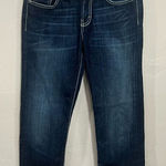 BKE Buckle  Jeans Womens 27 Blue CULTURE Cropped Low Rise Stretch Thick Stitch Photo 0