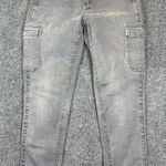 prAna Dollia Pants Womens Gray Mid Rise Envelope Cargo Pockets Size 6 Stretch Photo 0