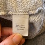 J.Crew  Cotton Grey Belted Cardigan Antique Fleece Size Small Sweatshirt. Photo 4