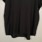 FIGS  Women XXL Black Kitale Maternity Scrub Shirt Short Sleeve Pocket Stretch Photo 1