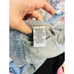 Johnny Was  Desi Floral Embroidered Denim Jean Jacket Boho Size Small Photo 9