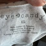 Eye Candy Ditsy Floral Ribbed Top, Cottagecore Coquette Y2K Soft‎ Girl XL Casual Summer Photo 4