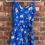 Mi Ami womens floral summer vacation beach skort romper blue XS Photo 0