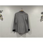 J.Crew J8836 Mercantile Stripe Waffle Funnel Neck Pullover Medium M Photo 3