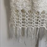 South Moon Under Abbeline Ivory Tassel Crochet Knit Dress Size XS Photo 3