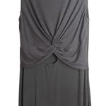 Bailey 44 Delphi Cut Out Black Striped Maxi Dress Photo 5