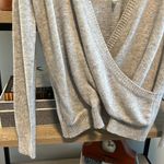 Lovestitch NWT  Gray Heather Sweater Knit Long Sleeve Wrap, S Photo 3