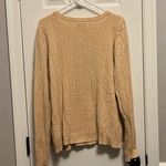 IZOD  Tan cable sweater. Sz. XL. Photo 4