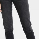 American Eagle AE Mom Jean Black Wash High Waisted High Rise Cropped Crop Ankle Photo 0