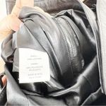 L'Academie L’academie Palais Leather Slim Leg Jumpsuit XS Black Photo 6