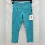 Zyia  Active Aqua Paradise Pocket Light N Tight Hi
Rise Capri Leggings Size 4 Photo 8