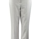 White House | Black Market Gray High Rise Straight Trousers Dress Pants Size S Photo 0