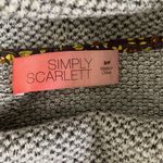 Simply Scarlett Gray Cowl Neck Pullover Sweater Long Sleeve S Cozy Fall Winter Photo 3