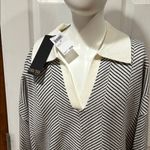 TRUTH by RepublicCream & Black Chevron Pattern Top – Size Large Photo 3