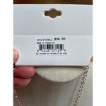 NWT Bay Studio Gold Tone Metal & White Dot Enamel Choker Style Necklace Photo 3