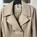 Anne Klein Vintage Double Breasted Wool Blend Pea Coat Jacket Size Large Photo 2