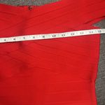 Stunning iconic bandage Red dress in off the shoulder Holiday Small Photo 14