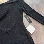 Lulus NWT LuLu’s black and silver sparkle bodycon open‎ back mini dress Photo 3